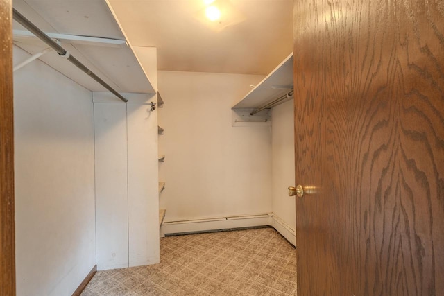 7040 Blonien Ave, Rudolph, WI 54475 - spacious closet with a baseboard heating unit