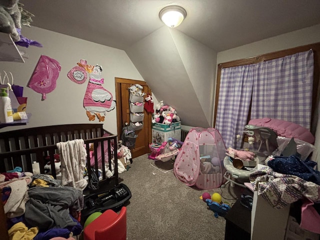 3350 N 25th St Unit 3350A, Milwaukee, WI 53206 - carpeted bedroom with lofted ceiling