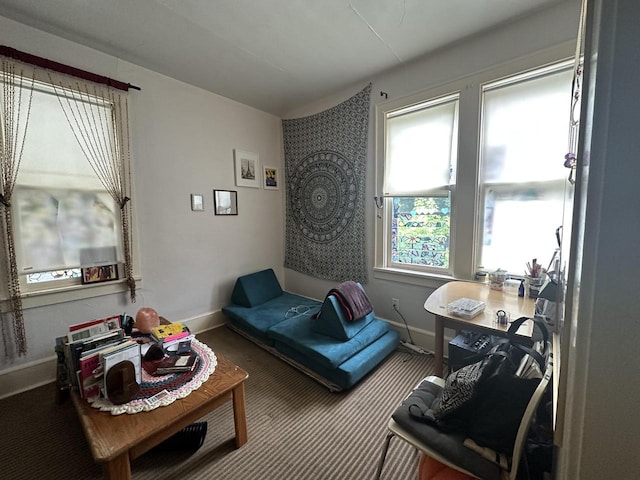 2467 N Bartlett Ave Unit 2467A, Milwaukee, WI 53211 - living area with carpet floors and baseboards