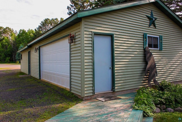 68165 Front St, Iron River, WI 54847 - view of detached garage
