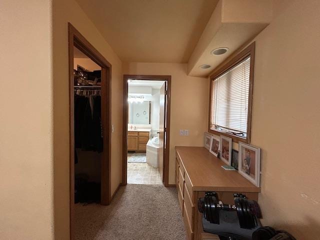 5201 Lombardy Dr, Wausau, WI 54401 - hallway with light colored carpet