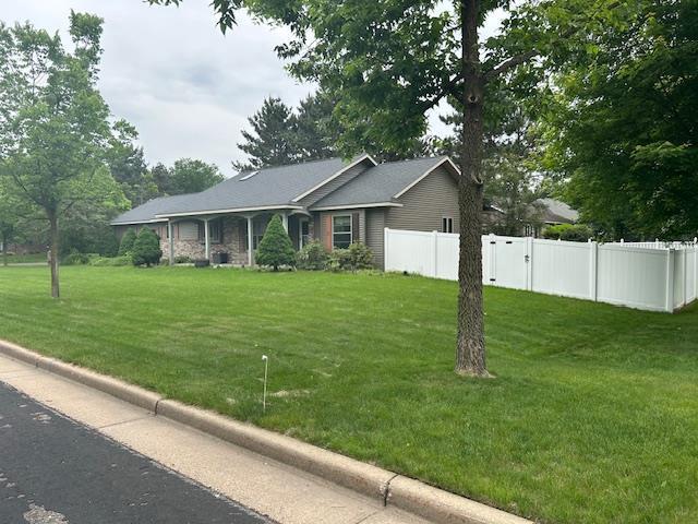 5201 Lombardy Dr, Wausau, WI 54401 - view of single story home