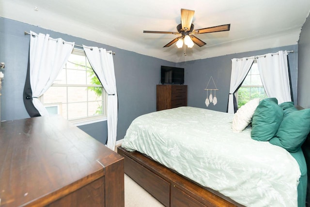 6533 W Center St, Wauwatosa, WI 53210 - bedroom with ceiling fan