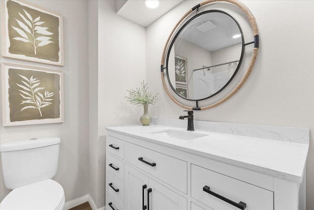 N113W20588 Edgewood Dr, Germantown, WI 53022 - full bathroom featuring vanity and a shower