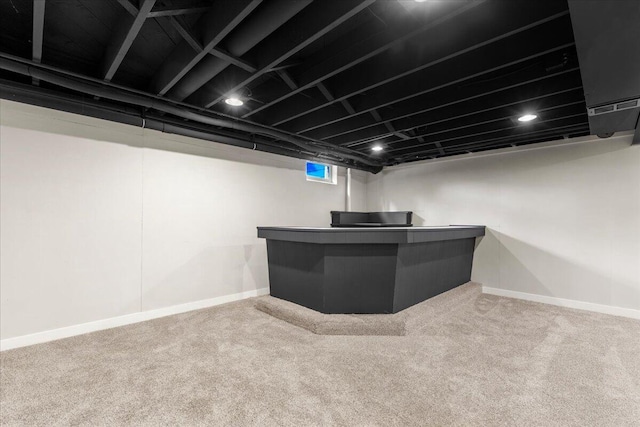 N113W20588 Edgewood Dr, Germantown, WI 53022 - below grade area featuring carpet floors