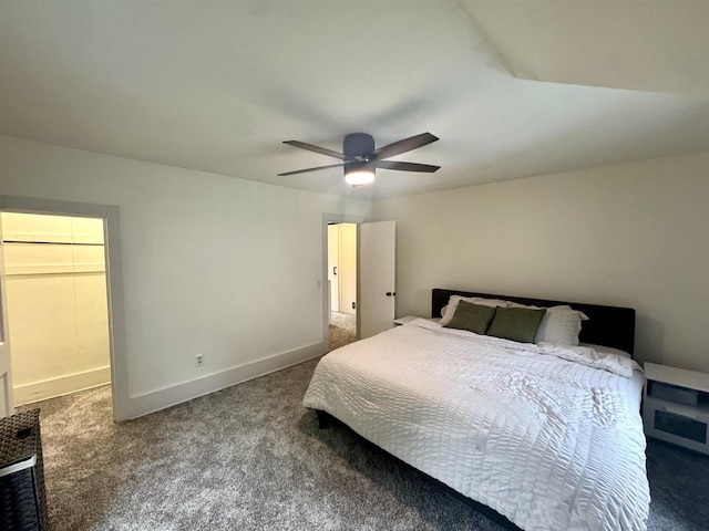 514 Robert St, Fort Atkinson, WI 53538 - bedroom featuring carpet and ceiling fan