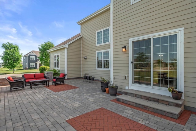 10870 N Spartan Cir, Mequon, WI 53097 - view of patio with an outdoor hangout area and entry steps