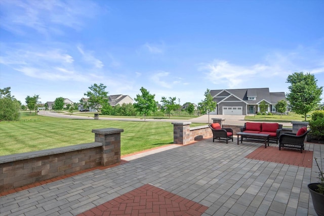 10870 N Spartan Cir, Mequon, WI 53097 - view of patio / terrace with an outdoor hangout area