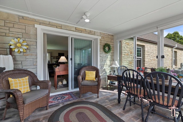 20903 W Main St, Lannon, WI 53046 - view of sunroom / solarium