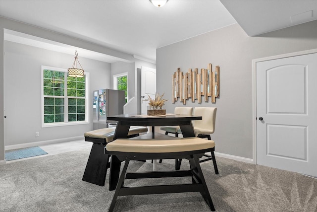 8061 S River Ln, Franklin, WI 53132 - carpeted dining space with baseboards