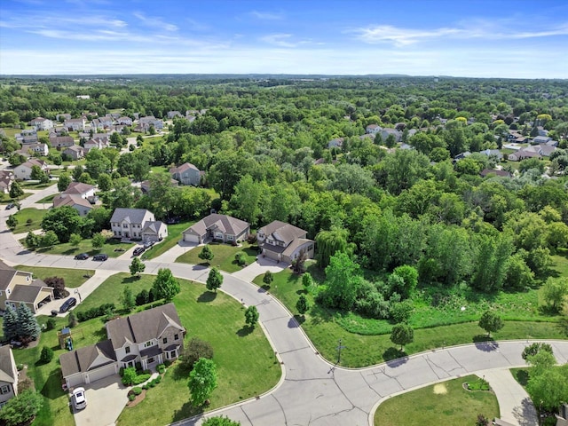 8061 S River Ln, Franklin, WI 53132 - aerial view of residential area with a forest