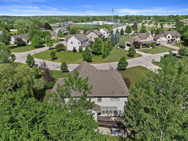 8061 S River Ln, Franklin, WI 53132 - aerial perspective of suburban area