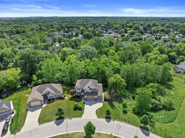 8061 S River Ln, Franklin, WI 53132 - bird's eye view of a heavily wooded area