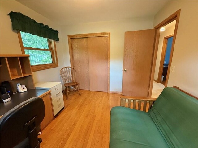 1623 Edgewood Ln, Eau Claire, WI 54703 - home office with light wood-style floors