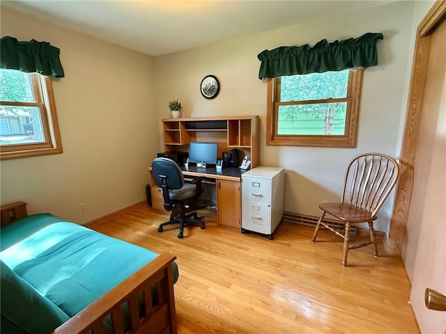 1623 Edgewood Ln, Eau Claire, WI 54703 - home office featuring light wood-type flooring