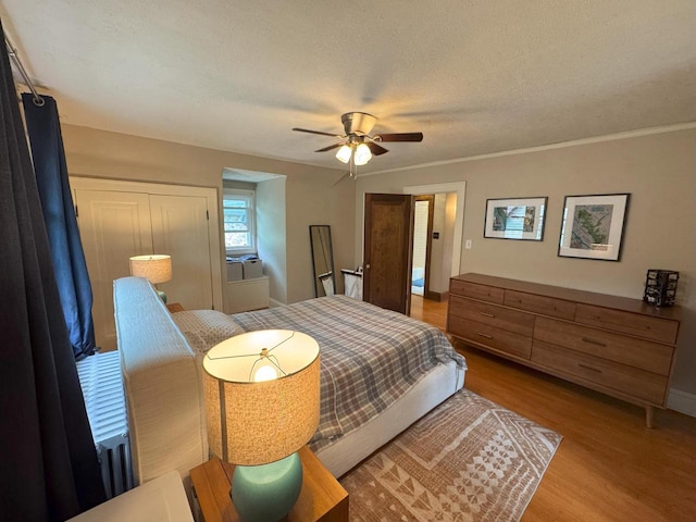 6309 W Mckinley Ave, Wauwatosa, WI 53213 - bedroom featuring wood finished floors and a ceiling fan