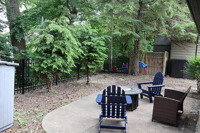 6309 W Mckinley Ave, Wauwatosa, WI 53213 - fenced backyard featuring a patio