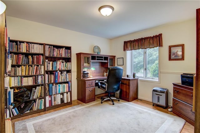 3614 Greendale Ct, Eau Claire, WI 54701 - office space featuring baseboards and light wood-style flooring
