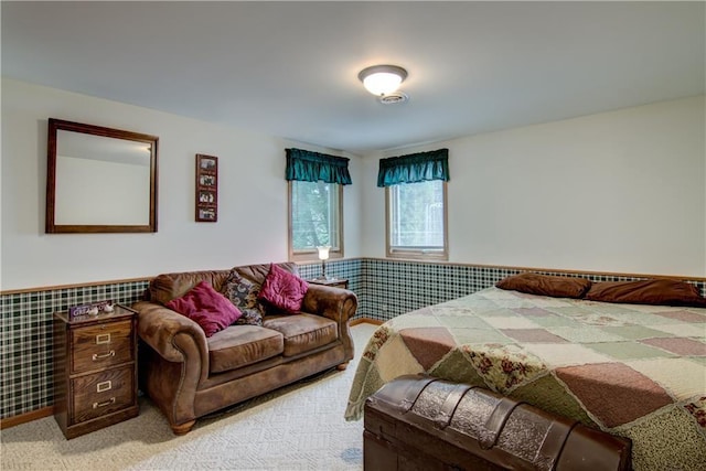 3614 Greendale Ct, Eau Claire, WI 54701 - carpeted bedroom featuring wainscoting