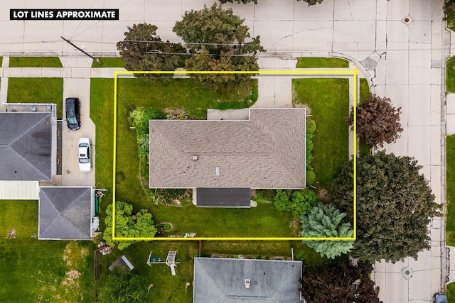 1635 N 21st St, Manitowoc, WI 54220 - aerial overview of property's location with property parcel outlined