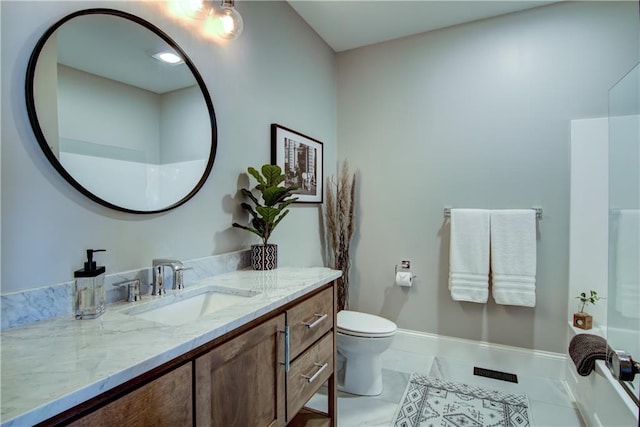 6649 Hope Ln, Eau Claire, WI 54701 - full bath featuring vanity and tile patterned floors