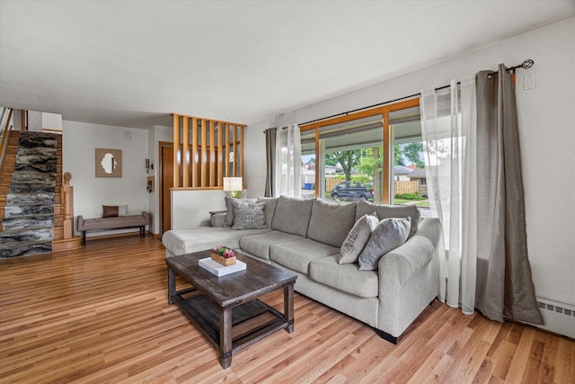 9230 W Auer Ave, Milwaukee, WI 53222 - living room with light wood-type flooring