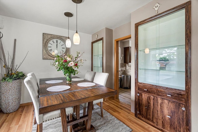 9230 W Auer Ave, Milwaukee, WI 53222 - dining area with light wood finished floors