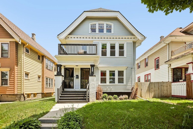 3936 N 14th St Unit 3938, Milwaukee, WI 53206 - view of front of house with a balcony