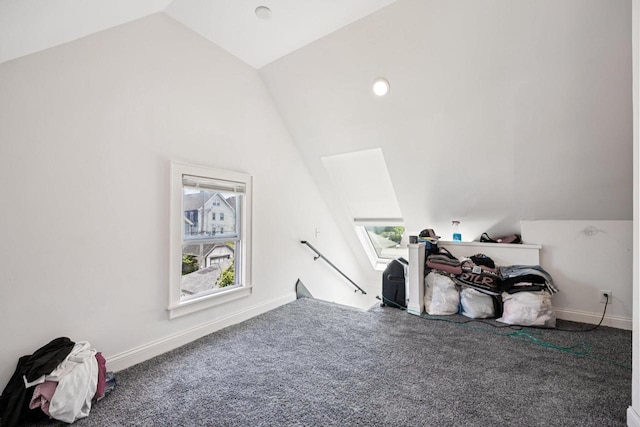 3936 N 14th St Unit 3938, Milwaukee, WI 53206 - bonus room featuring vaulted ceiling and carpet floors