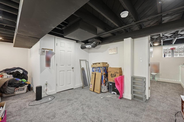 3936 N 14th St Unit 3938, Milwaukee, WI 53206 - below grade area featuring carpet floors