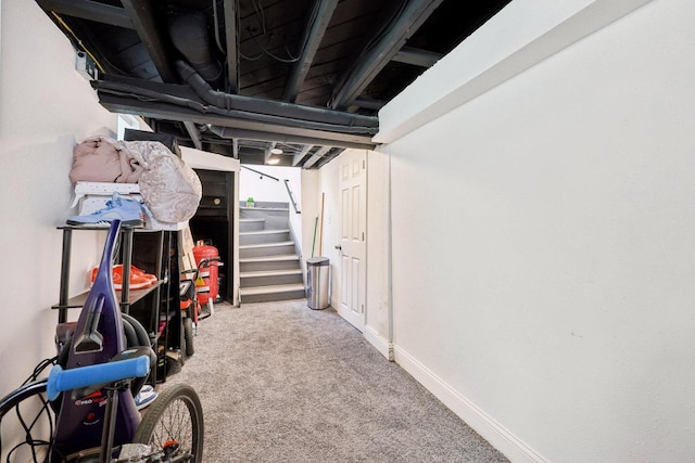 3936 N 14th St Unit 3938, Milwaukee, WI 53206 - finished below grade area with stairs and carpet floors