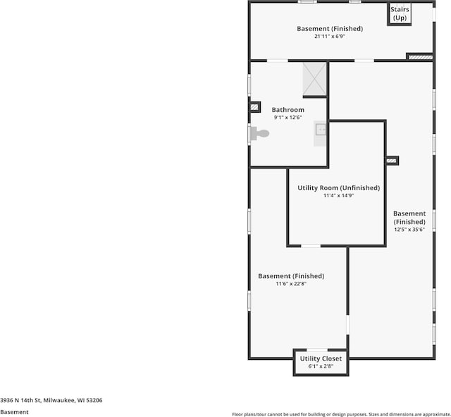 3936 N 14th St Unit 3938, Milwaukee, WI 53206 - view of room layout