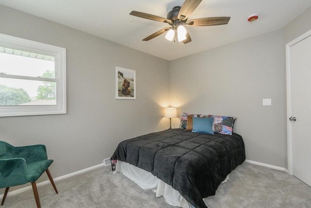 WW151N8656 Marshall Dr, Menomonee Falls, WI 53051 - carpeted bedroom featuring baseboards and ceiling fan