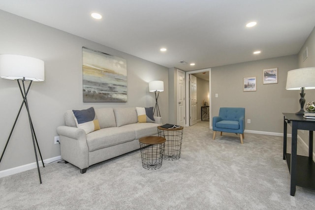 WW151N8656 Marshall Dr, Menomonee Falls, WI 53051 - carpeted living room with recessed lighting