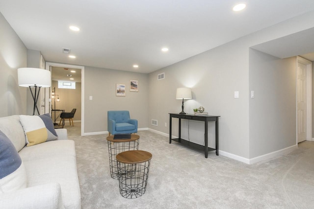 WW151N8656 Marshall Dr, Menomonee Falls, WI 53051 - carpeted living room with recessed lighting