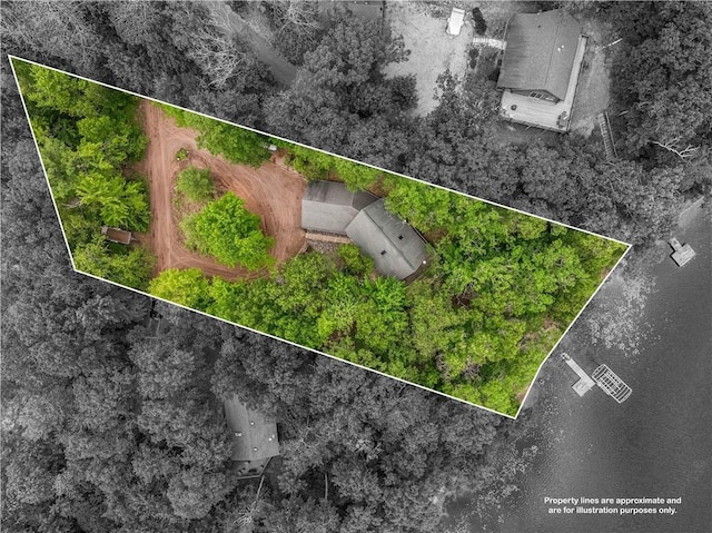 5683N Ham-Holly Dr, Stone Lake, WI 54876 - bird's eye view