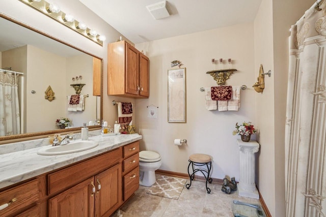 8216 Anna Ave, Wind Lake, WI 53185 - full bathroom featuring vanity and curtained shower