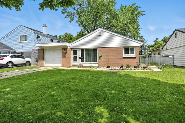 5628 W Montana St, Milwaukee, WI 53219 - view of front of house with an attached garage, brick siding, and driveway