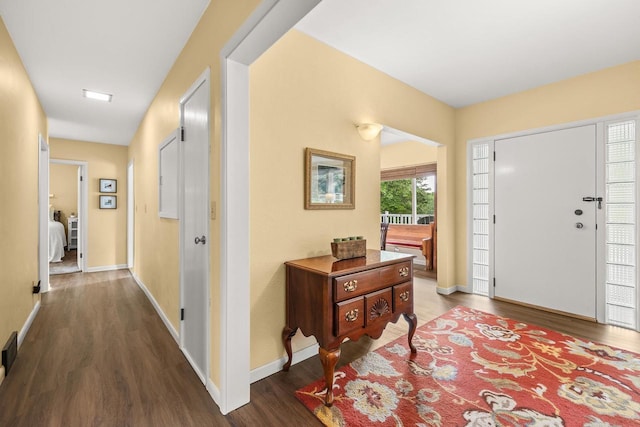 1242 E Edgewood Dr, Appleton, WI 54913 - entryway featuring wood finished floors and baseboards
