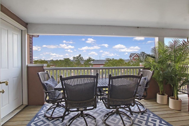 408 55th St Unit B, Kenosha, WI 53140 - deck with outdoor dining area