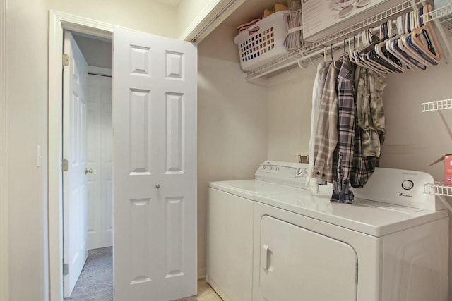 408 55th St Unit B, Kenosha, WI 53140 - laundry room featuring separate washer and dryer