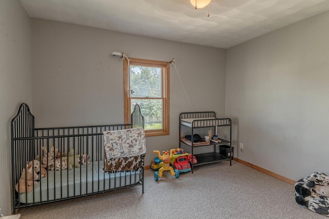1915 7th St, Monroe, WI 53566 - carpeted bedroom with baseboards