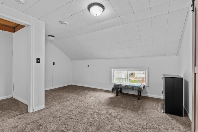 624 W 8th Ave, Oshkosh, WI 54902 - additional living space with carpet and vaulted ceiling