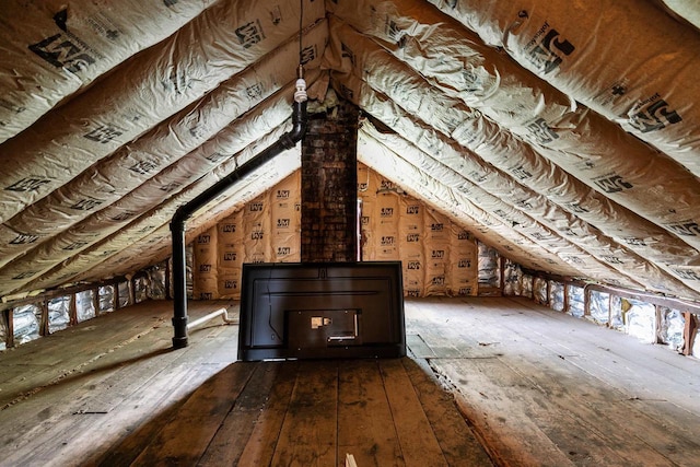 624 W 8th Ave, Oshkosh, WI 54902 - view of unfinished attic