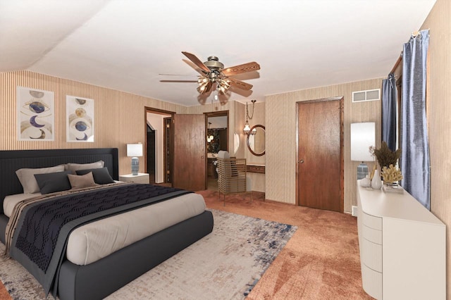 7701 W Coventry Dr, Franklin, WI 53132 - carpeted bedroom featuring a ceiling fan and lofted ceiling
