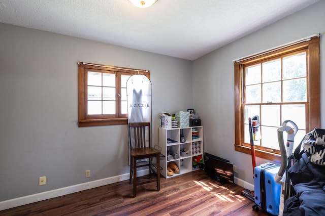 722 Avon St, La Crosse, WI 54603 - miscellaneous room with plenty of natural light and wood finished floors