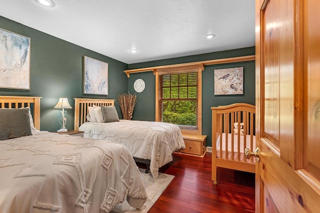 260 S Clay St, De Pere, WI 54115 - bedroom featuring dark wood finished floors and recessed lighting