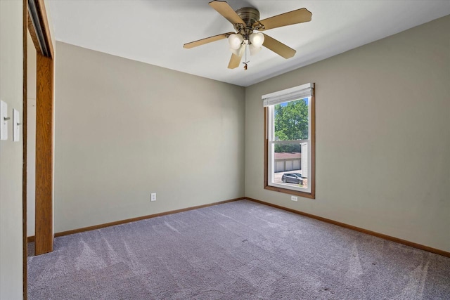 N114W16680 Crown Dr Unit 7, Germantown, WI 53022 - carpeted empty room with baseboards and a ceiling fan