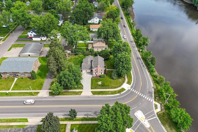 511 Wisconsin River Dr, Port Edwards, WI 54469 - aerial perspective of suburban area with a large body of water