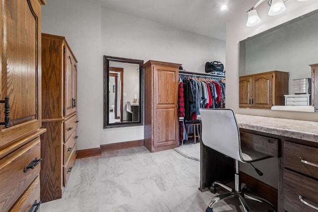 W9336 Lucy Ln, Hortonville, WI 54944 - office featuring light marble finish floors